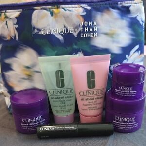 Clinique Bundle Smart Clinical Repair, All About Clean And Hugh Impact Mascara